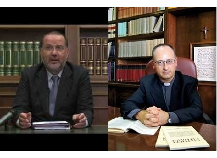 Alberto Melloni e padre Antonio Spadaro Alberto Melloni e padre Antonio Spadaro